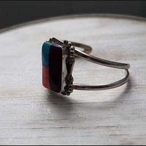 Colorful Stone Bangle Bracelet